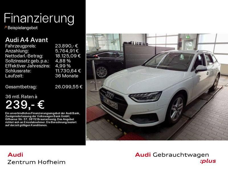 Gebraucht Audi A4 Design 204 PS (150 kW) 2022 Ibisweiß Kombi