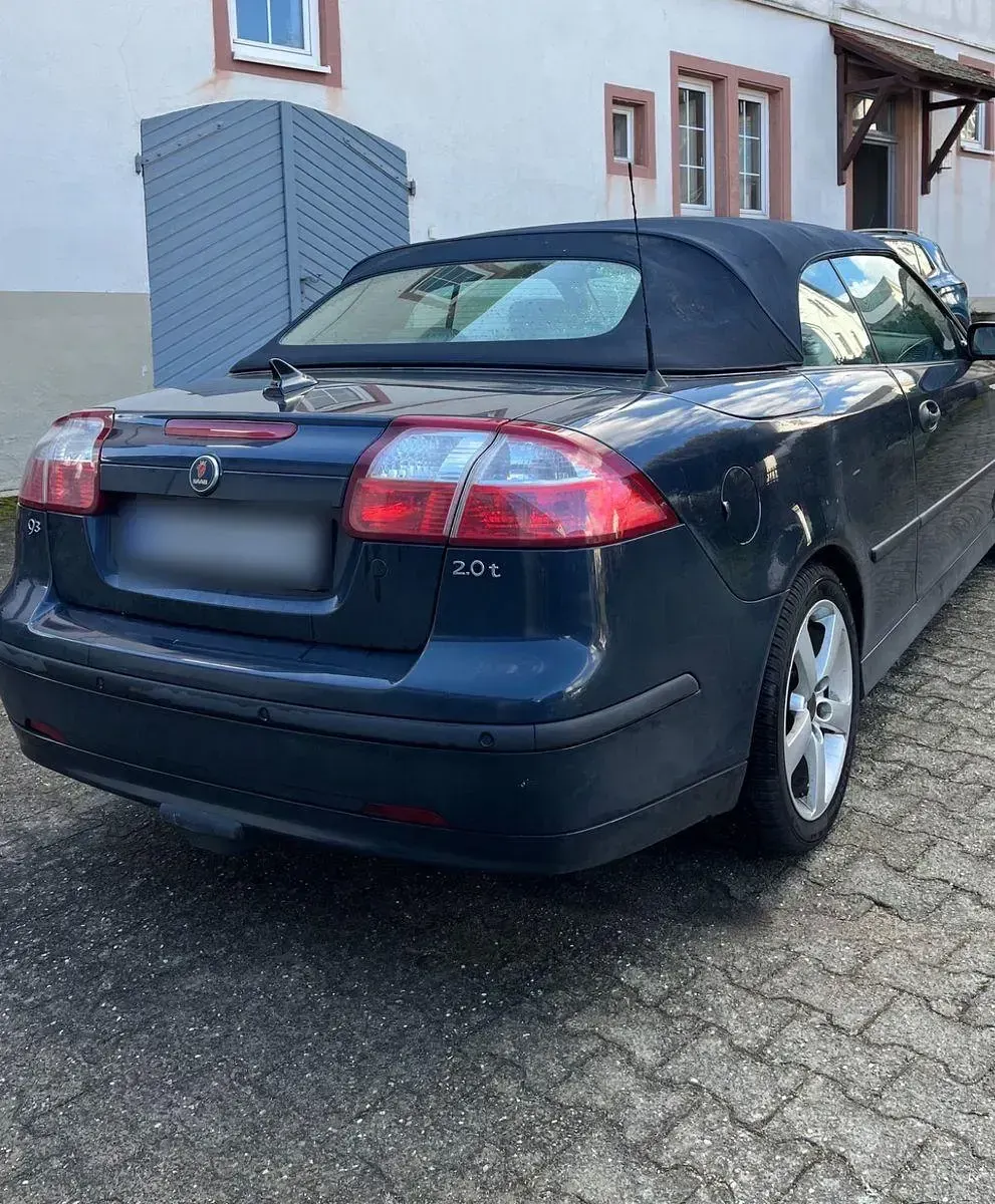 Gebraucht Saab 9-3 Vector 175 PS (128 kW) 2004 Blau Cabrio