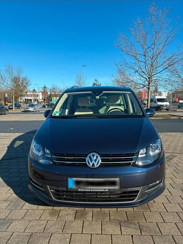 Gebraucht VW Sharan Highline 150 PS (110 kW) 2016 Blau Van / Kleinbus