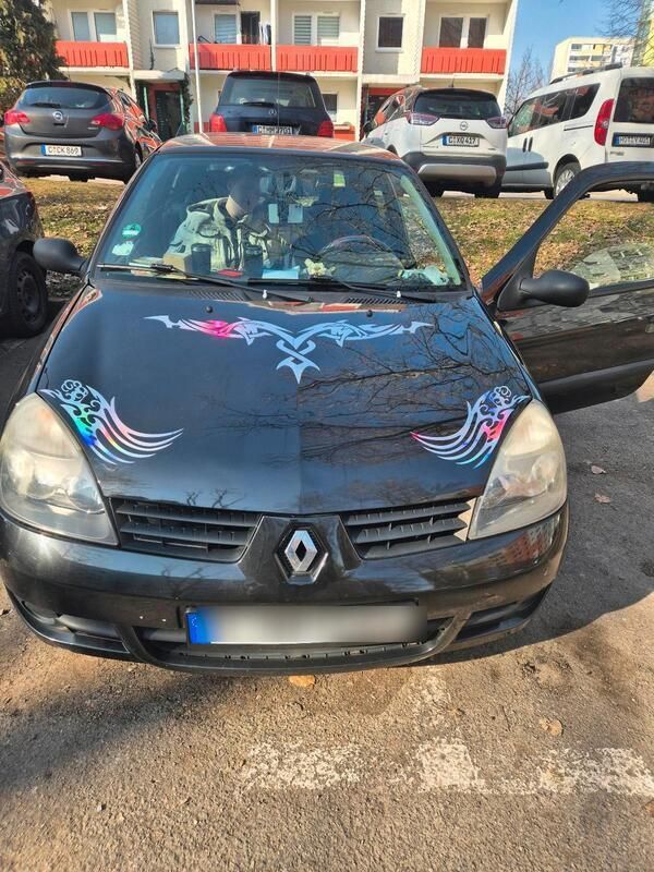 Schwarz Gebraucht 2008 Renault Clio II Campus Kleinwagen | 1.200 € (Guter Preis) - Bild 1/4