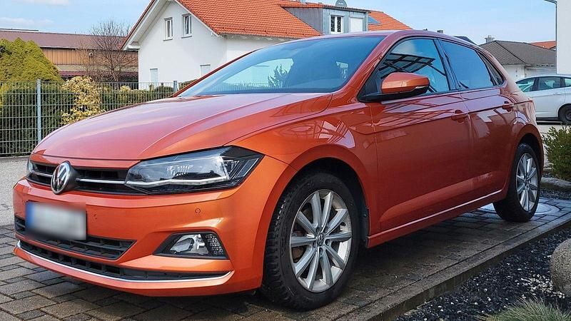 Gebraucht VW Polo Highline 95 PS (69 kW) 2018 Orange Kleinwagen