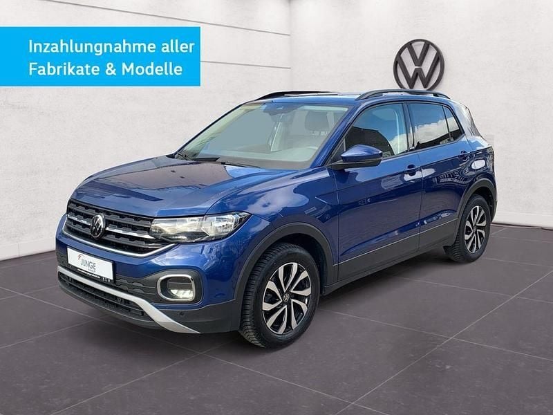 Gebraucht VW T-Cross Active 95 PS (69 kW) 2021 Reef blue metallic SUV