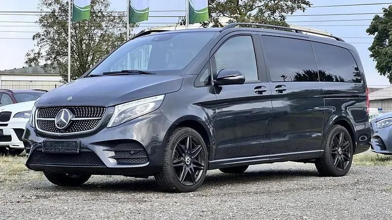 Gebraucht Mercedes V300 Edition 1 239 PS (175 kW) 2020 Schwarz lackfarbe graphitgrau metallic dunkel mb 7831 Van / Kleinbus