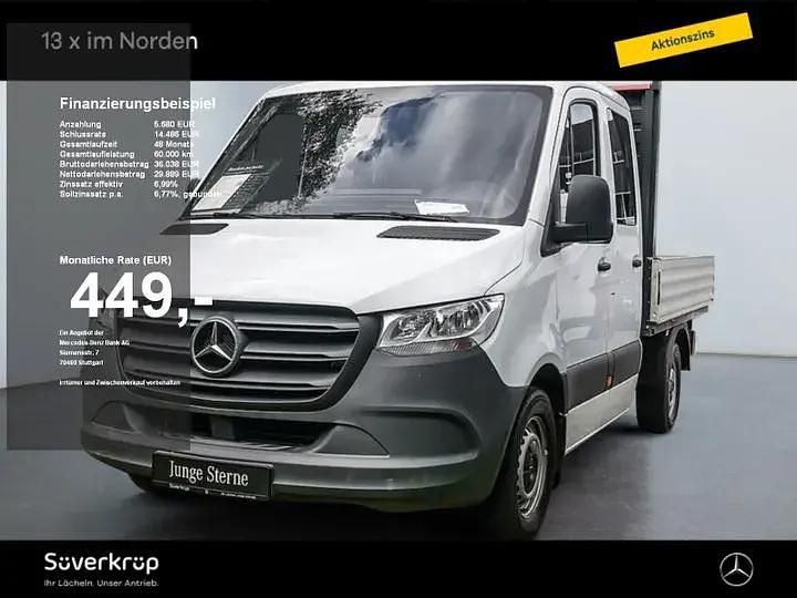 Arktikweiß Gebraucht 2023 Mercedes Sprinter Van | 45.089 € (Superpreis) - Bild 1/4
