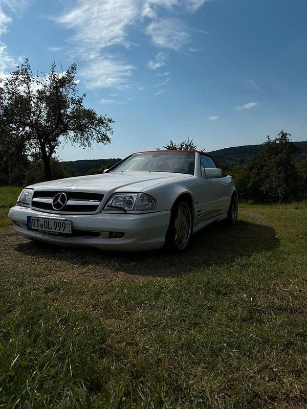 Gebraucht Mercedes SL500 320 PS (235 kW) 1997 Weiß Cabrio