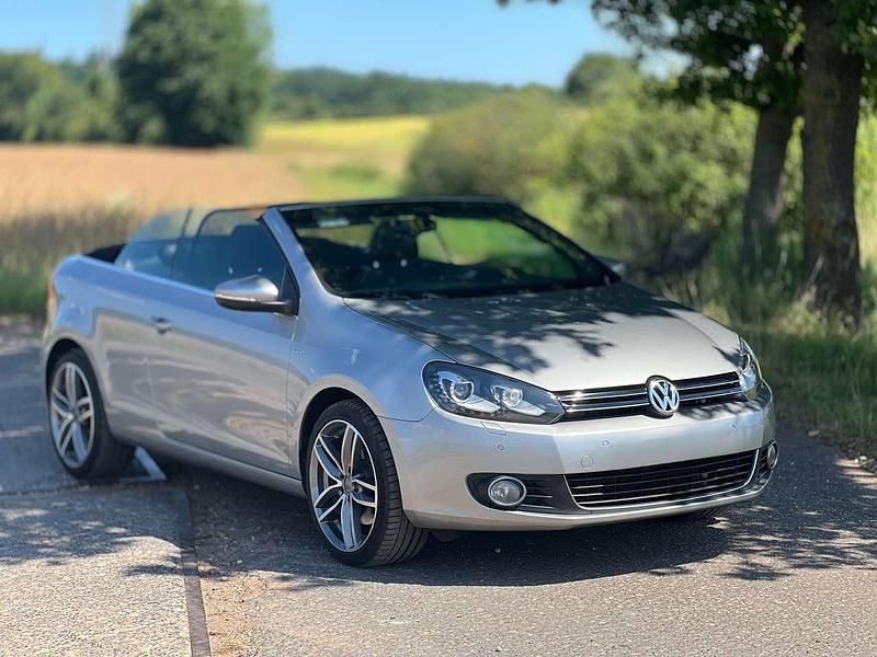 Silber Gebraucht 2014 VW Golf Cabriolet Life Cabrio | 8.700 € (Fairer Preis) - Bild 1/4