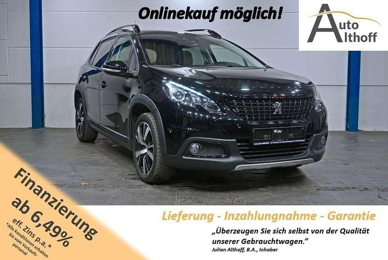 Lackierung schwarz perla nera/ Gebraucht 2019 Peugeot 2008 Allure GT-Line SUV | 16.899 € (Fairer Preis) - Bild 1/4