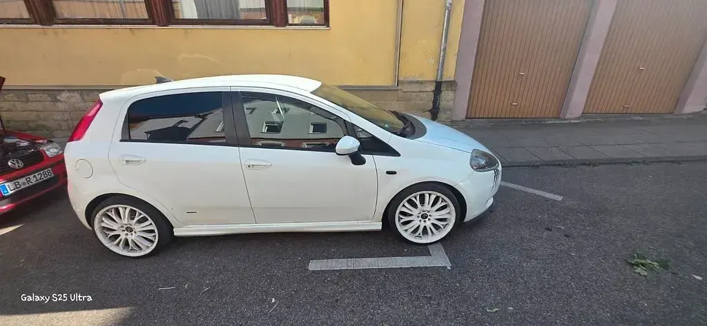 Gebraucht Fiat Punto Racing 120 PS (88 kW) 2008 Weiß Kleinwagen