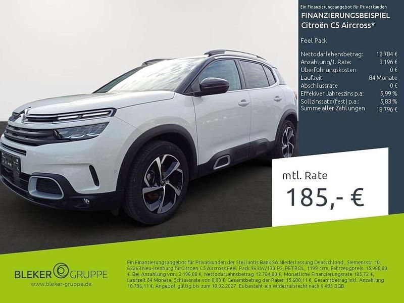 Perlmutt weiß Gebraucht 2022 Citroën C5 Aircross Feel SUV | 15.980 € (Guter Preis) - Bild 1/3
