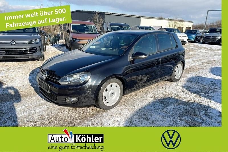 Deep black perleffekt Gebraucht 2009 VW Golf VI Highline Kleinwagen | 5.800 € (Fairer Preis) - Bild 1/3