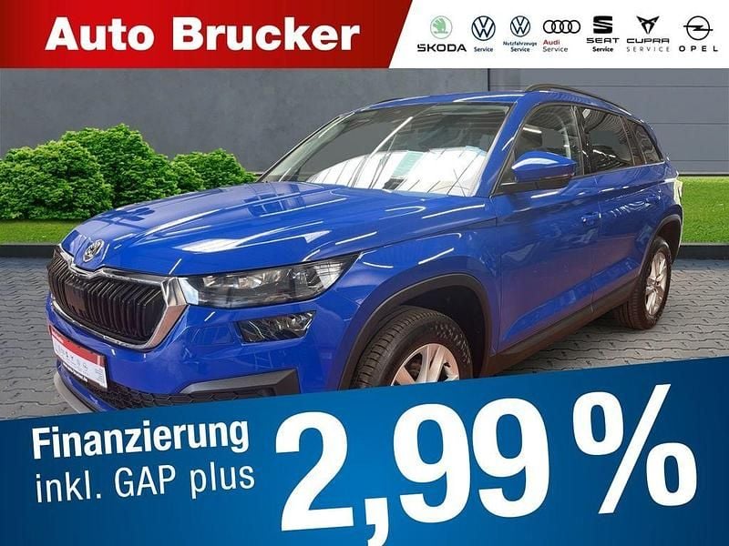 Blau Gebraucht 2021 Skoda Kodiaq Ambition SUV | 25.670 € (Guter Preis) - Bild 1/4