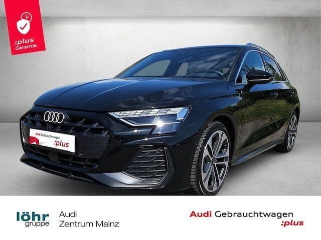 Mythosschwarz metallic Gebraucht 2024 Audi A3 S-Line | 41.780 € - Bild 1/3