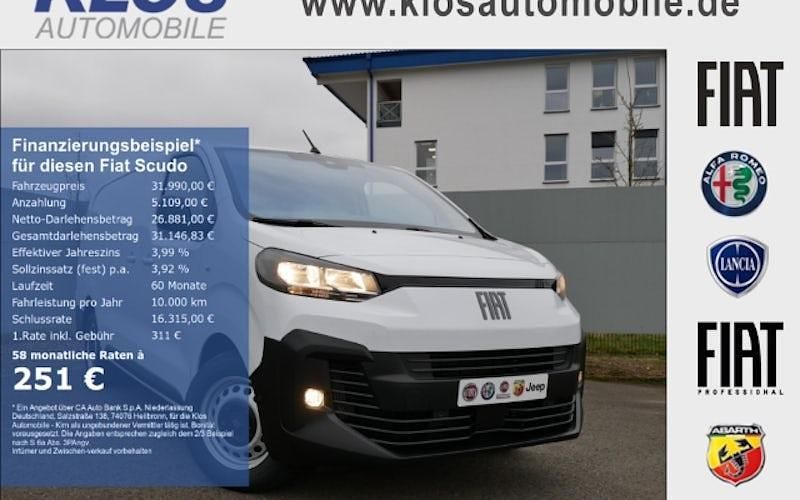 Weiß Neu 2025 Fiat Scudo Van | 31.990 € (Fairer Preis) - Bild 1/1