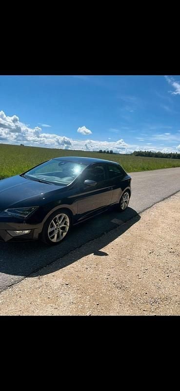 Usata Seat Leon FR 140 CV (102 kW) 2013 Nero Coupé
