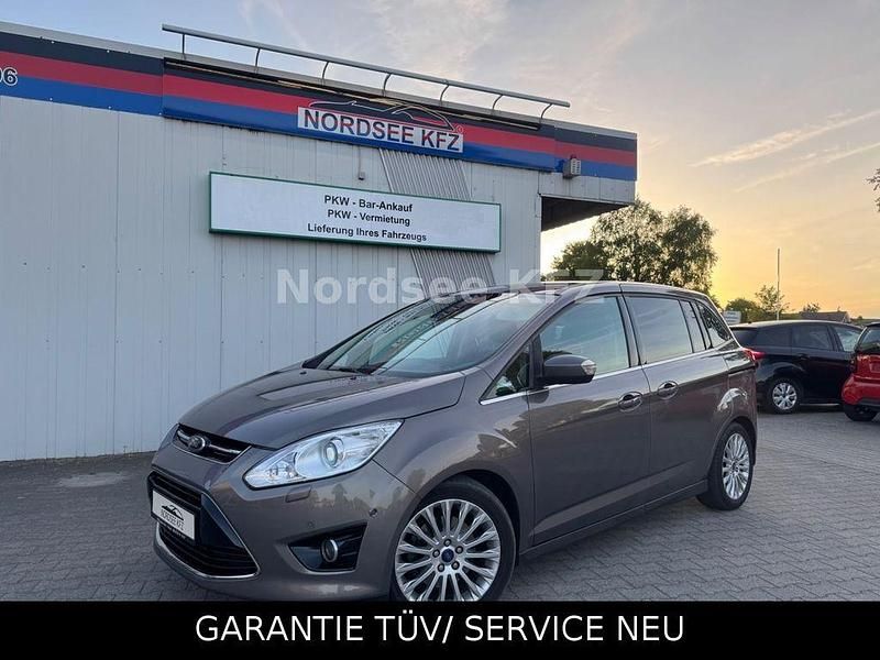 Braun Gebraucht 2012 Ford Grand C-Max Titanium Van / Kleinbus | 8.490 € (Fairer Preis) - Bild 1/4