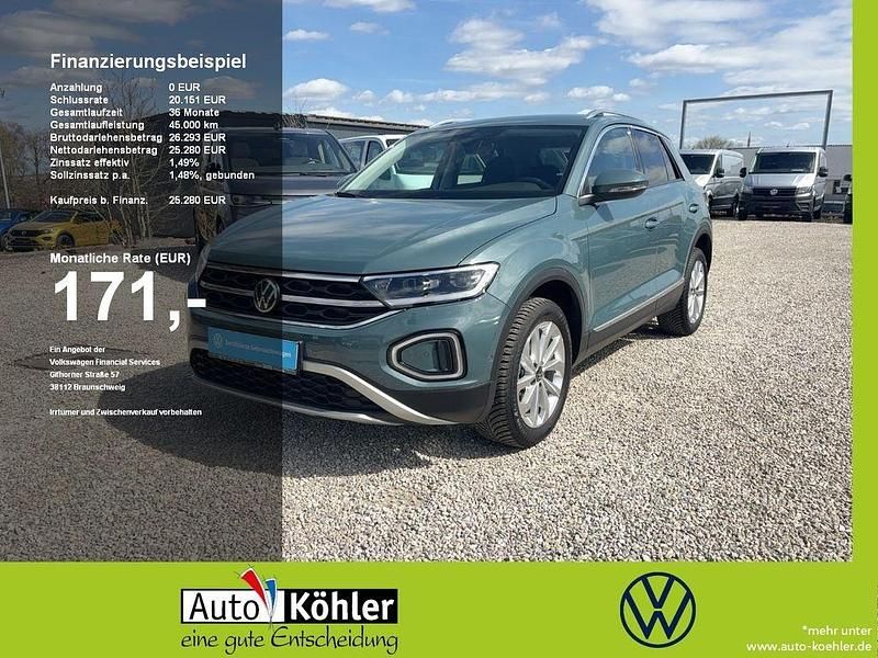 Gebraucht VW T-Roc Style 116 PS (85 kW) 2024 Petroleum blue SUV