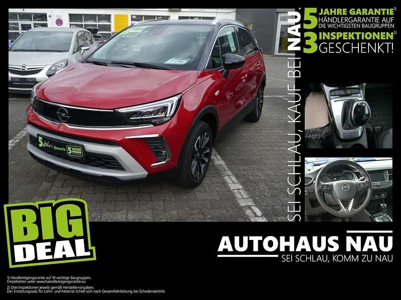 Chili rot/kardio rot Gebraucht 2022 Opel Crossland Elegance SUV | 15.990 € (Guter Preis) - Bild 1/4