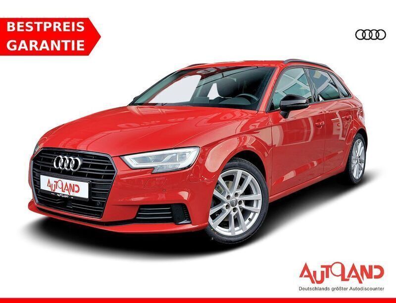 Rot Gebraucht 2019 Audi A3 Sportback Sport Limousine | 17.990 € (Fairer Preis) - Bild 1/4