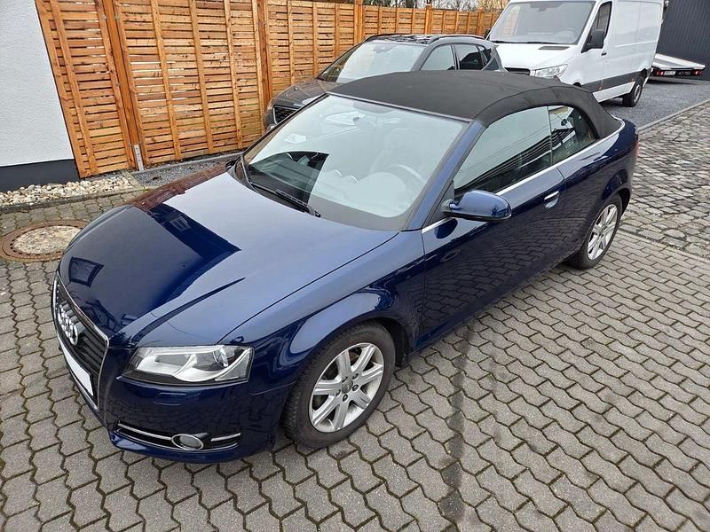Blau Gebraucht 2012 Audi A3 Cabriolet Ambition Cabrio | 8.999 € (Guter Preis) - Bild 1/4
