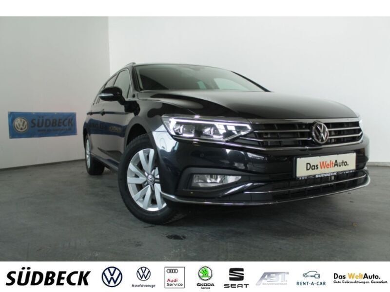 Deep black perleffekt (metallic) Gebraucht 2020 VW Passat Elegance Kombi | 33.891 € - Bild 1/4