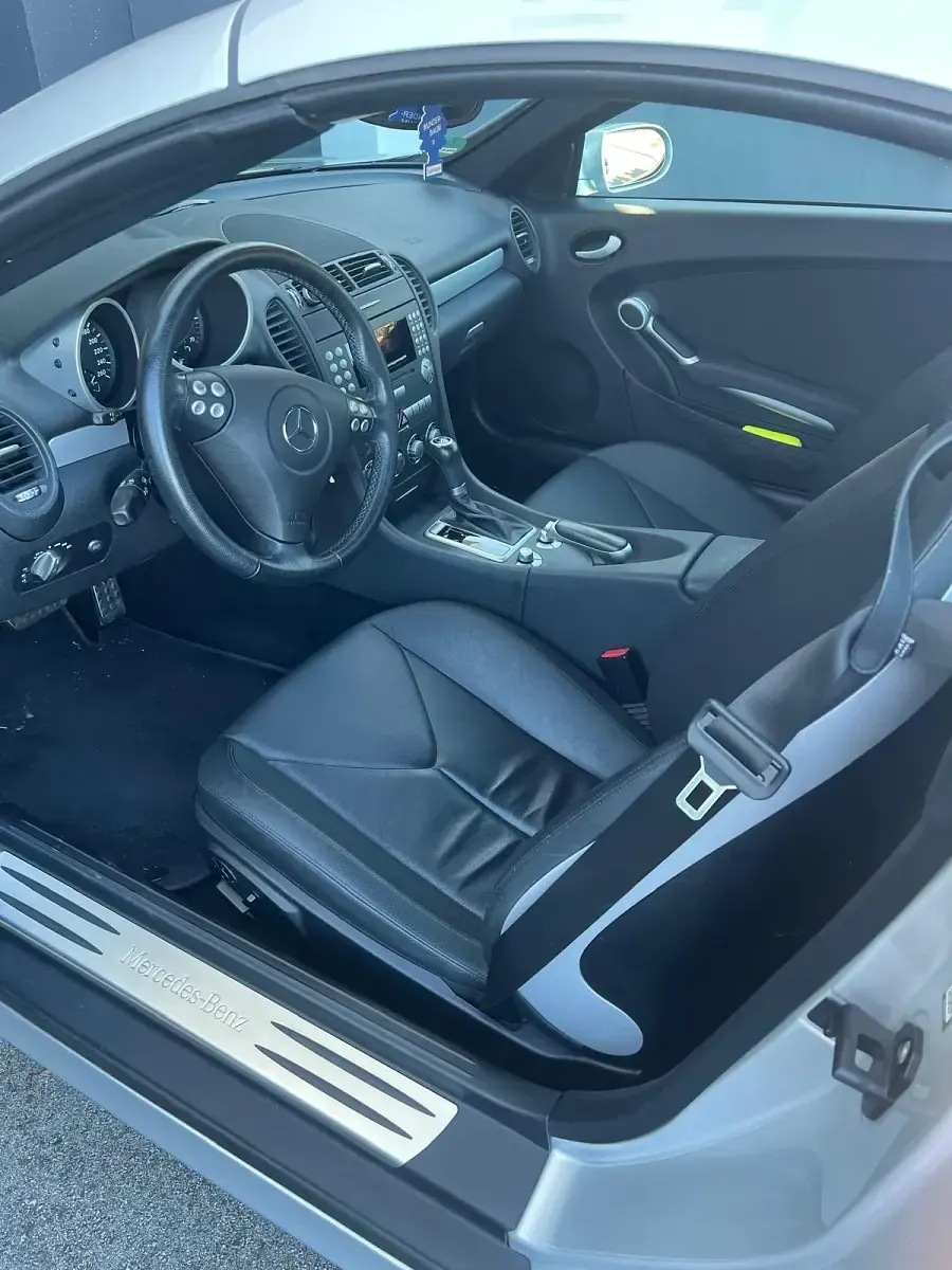 Gebraucht Mercedes SLK350 2007 Silber Cabrio