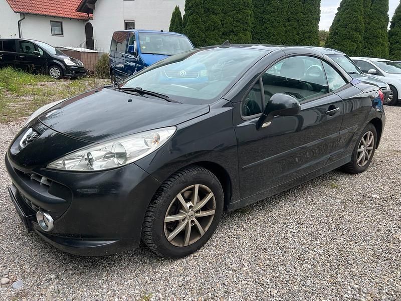 Schwarz Gebraucht 2008 Peugeot 207 CC Cabrio | 1.290 € (Guter Preis) - Bild 1/4