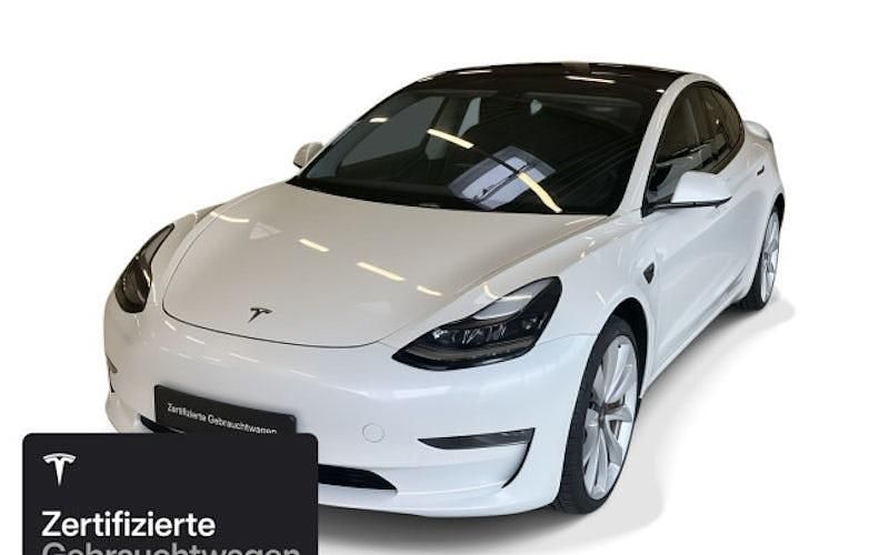 Gebraucht Tesla Model 3 Performance 377 kW (513 PS) 2021 Weiß Limousine