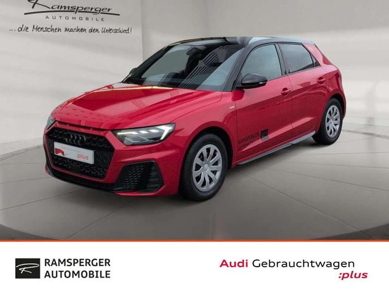 Progressivrot metallic mythoss Gebraucht 2025 Audi A1 S-Line Limousine | 35.880 € - Bild 1/3