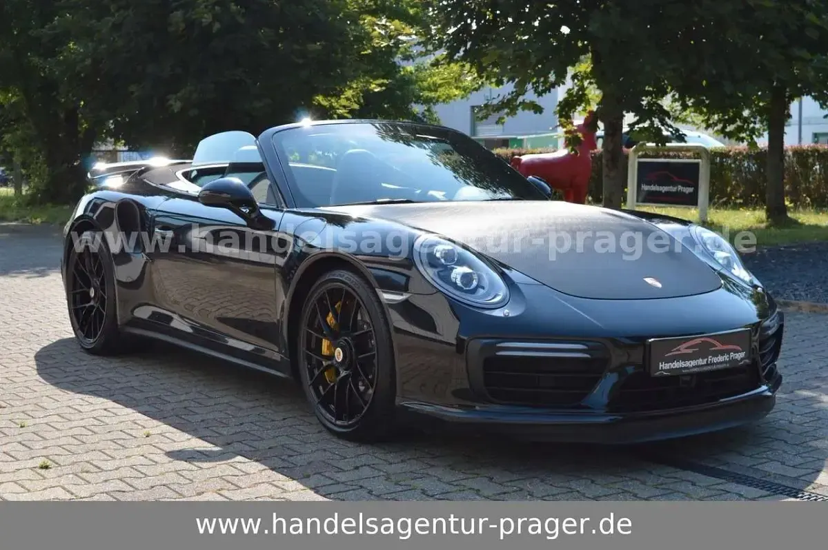 Gebraucht Porsche 991 Chrono 581 PS (427 kW) 2017 Tiefschwarzmetallic Cabrio