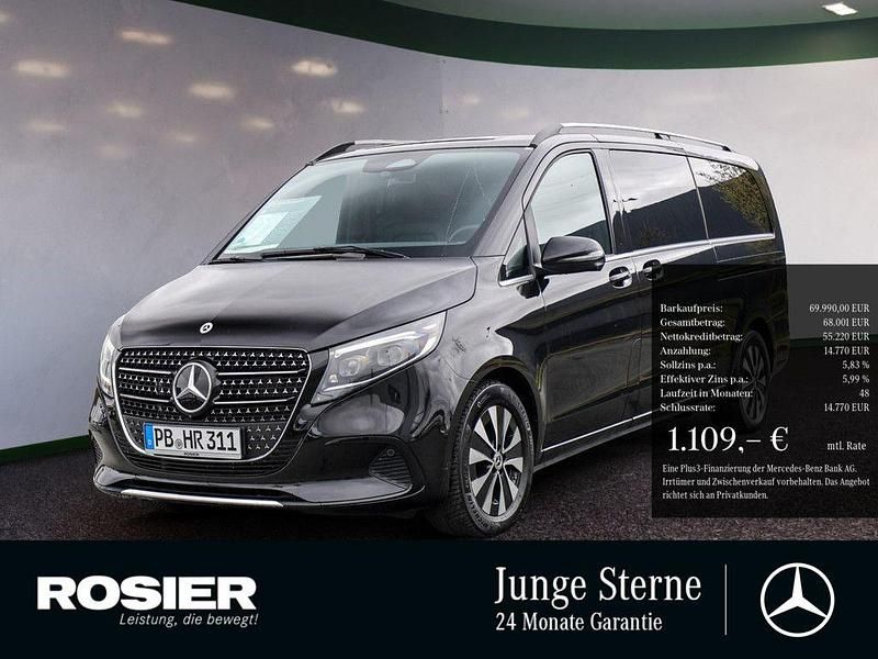 Schwarz / obsidianschwarz Gebraucht 2024 Mercedes V300 Avantgarde Van / Kleinbus | 69.990 € (Guter Preis) - Bild 1/4