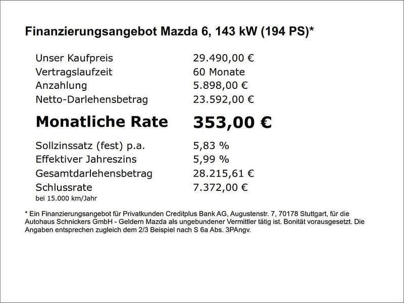 Gebraucht Mazda 6 Sky 194 PS (142 kW) 2024 Weiss Kombi