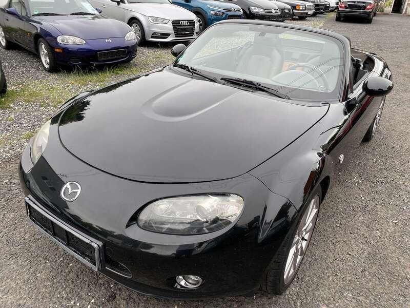 Brilliant black (metallic) Gebraucht 2008 Mazda MX5 Inclusive Cabrio | 4.800 € - Bild 1/4