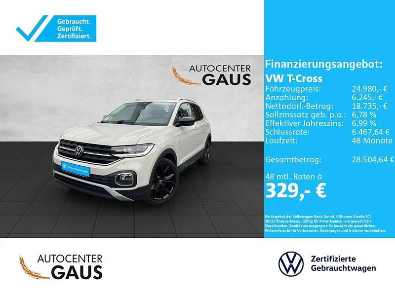 Grau Gebraucht 2024 VW T-Cross Style SUV | 24.980 € (Etwas zu teuer) - Bild 1/4