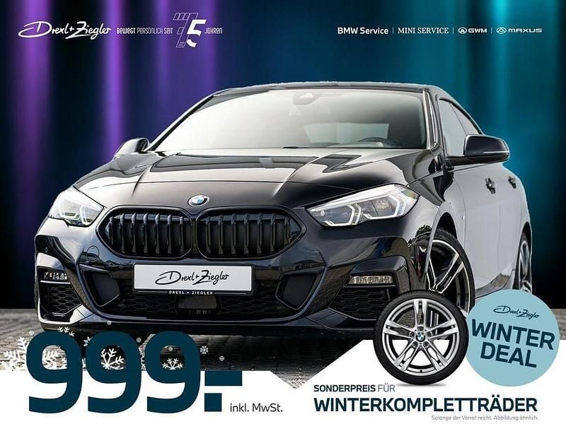 Saphirschwarzmetallic (metallic) Gebraucht 2025 BMW 218 Performance Coupé | 29.499 € (Fairer Preis) - Bild 1/4