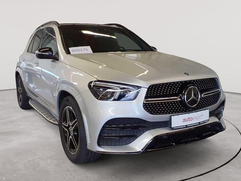 Iridiumsilber metallic Gebraucht 2021 Mercedes GLE450 AMG AMG line SUV | 63.990 € (Superpreis) - Bild 1/4
