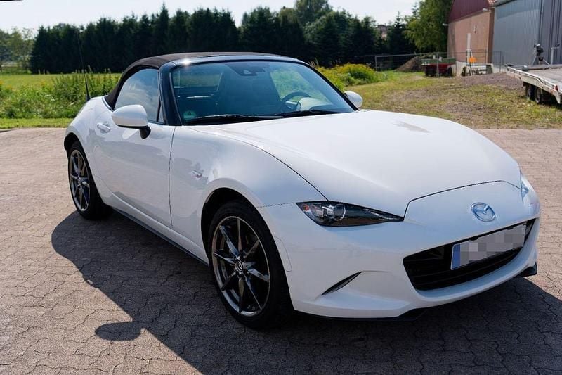 Gebraucht Mazda MX5 Sports-Line 184 PS (135 kW) 2019 Weiß Cabrio