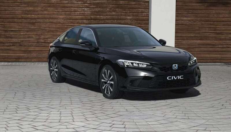 Crystal black (schwarz) Neu 2025 Honda Civic Elegance Limousine | 34.980 € (Guter Preis) - Bild 1/3