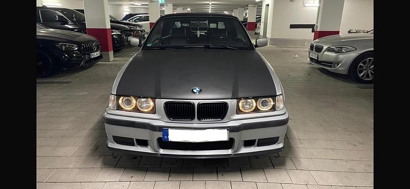 Silber Gebraucht 1998 BMW 320 Cabriolet Cabrio | 6.900 € (Fairer Preis) - Bild 1/4