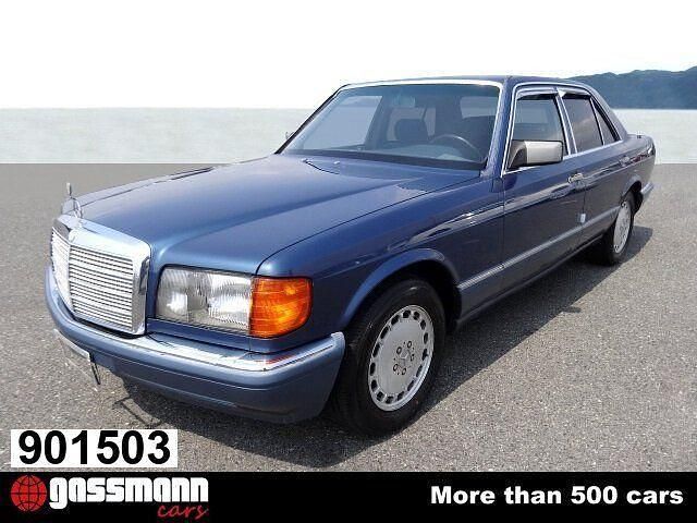 Blau Gebraucht 1991 Mercedes 300 SE Limousine | 27.490 € - Bild 1/4