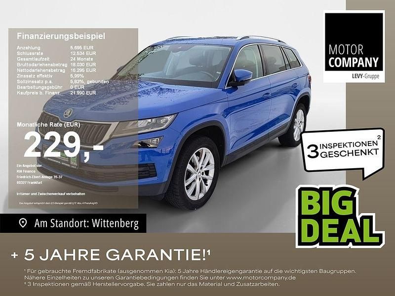 Blau Gebraucht 2020 Skoda Kodiaq Style SUV | 21.990 € (Guter Preis) - Bild 1/4