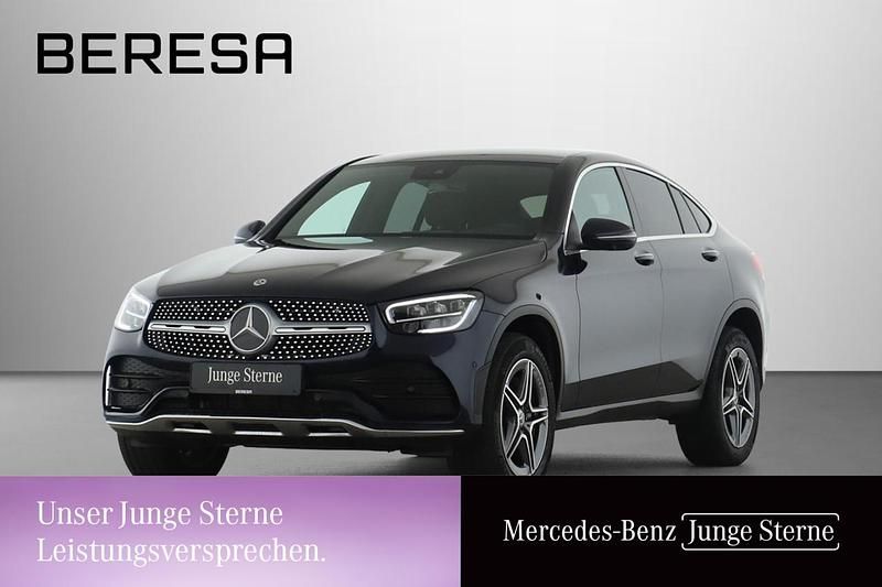 Blau cavansitblau Gebraucht 2021 Mercedes GLC300e AMG Coupé | 46.880 € (Guter Preis) - Bild 1/3