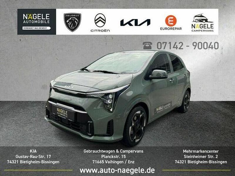 Adventure green met. Gebraucht 2025 Kia Picanto Premium Kleinwagen | 20.800 € (Fairer Preis) - Bild 1/3