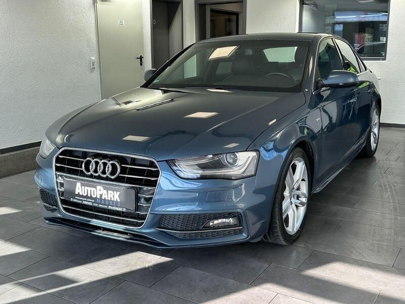 Blau Gebraucht 2015 Audi A4 S-Line Limousine | 16.498 € (Fairer Preis) - Bild 1/4