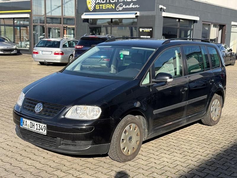 Schwarz Gebraucht 2003 VW Touran Basis Van / Kleinbus | 1.990 € (Fairer Preis) - Bild 1/4