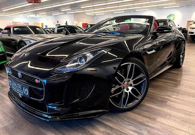Schwarz Gebraucht 2014 Jaguar F-Type S Cabrio | 59.800 € (Teuer) - Bild 1/4