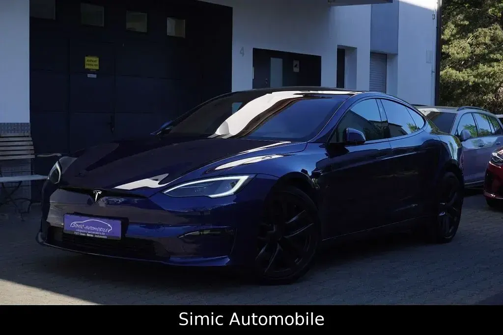 Gebraucht Tesla Model S Plaid 759 kW (1033 PS) 2022 Blau Kleinwagen