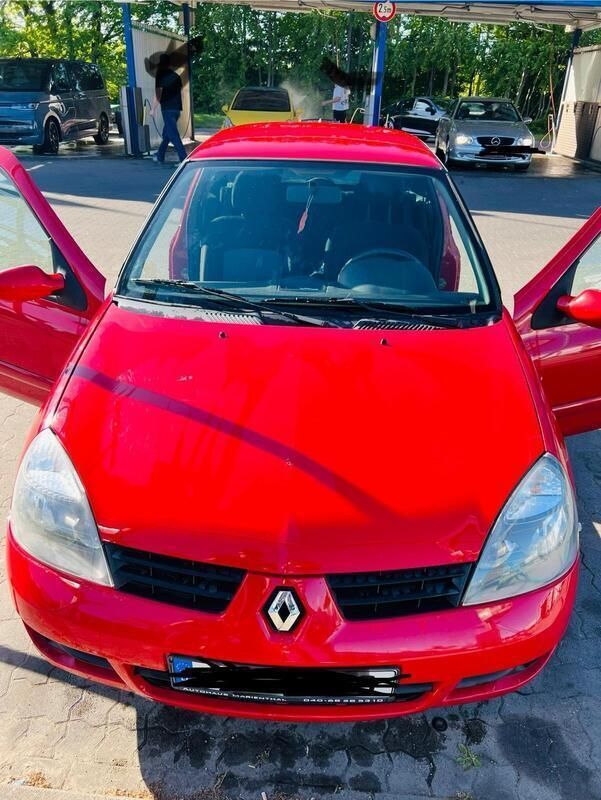 Rot Gebraucht 2008 Renault Clio II Campus Kleinwagen | 1.600 € (Fairer Preis) - Bild 1/4