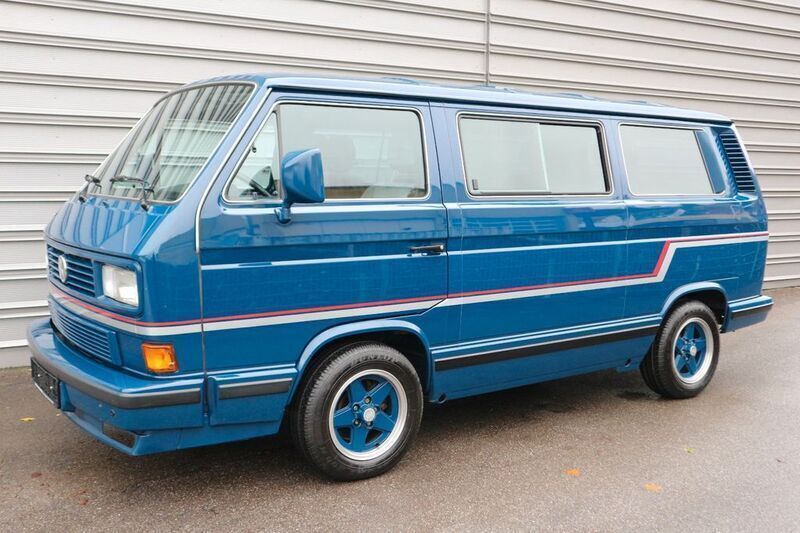 Blau Gebraucht 1989 VW T3 Van | 59.990 € - Bild 1/4