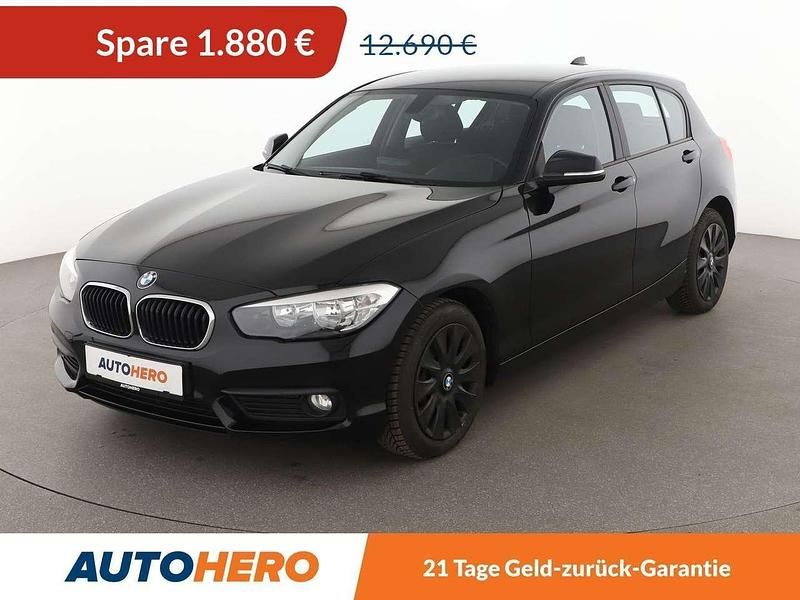 Schwarz Gebraucht 2017 BMW 116 Advantage Kleinwagen | 10.810 € (Fairer Preis) - Bild 1/3