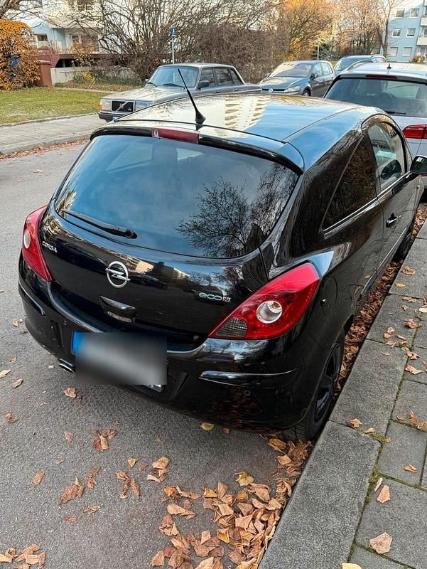 Schwarz Gebraucht 2012 Opel Corsa Kleinwagen | 2.100 € (Fairer Preis) - Bild 1/4
